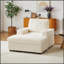 Fauteuil inclinable en velours côtelé de 42,5 pouces avec rangement, porte-gobelet et dossier confortable pour la détente dans le salon-1024730830