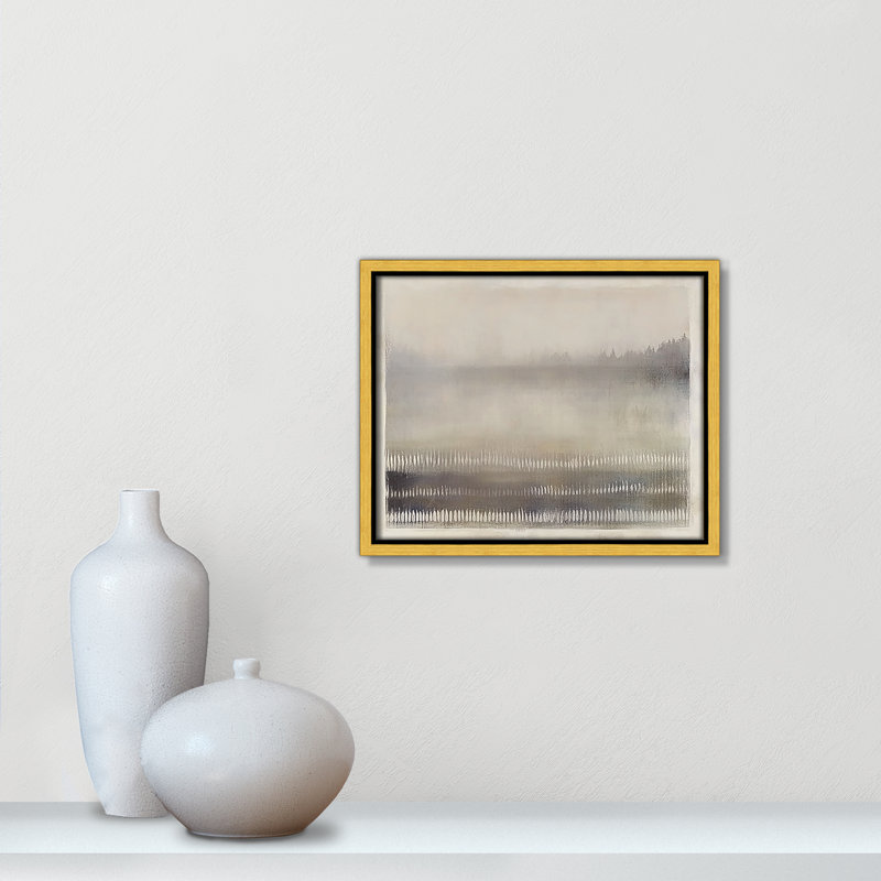 Équilibre équilibré III - reproduction de paysage par Irena Orlov, Framed Canvas, L 11,5 po x H 9,5 po, Flotteur doré