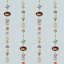 NeoClassical Stripe - Blue Feather Wallpaper