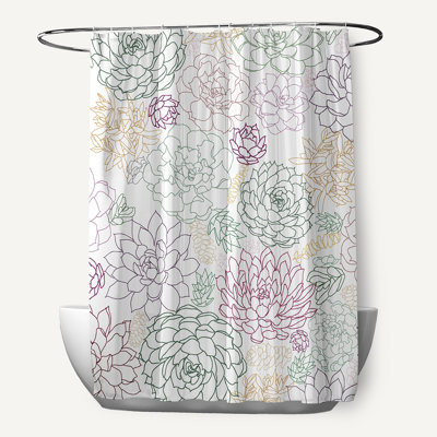 Rideau de douche simple Miki