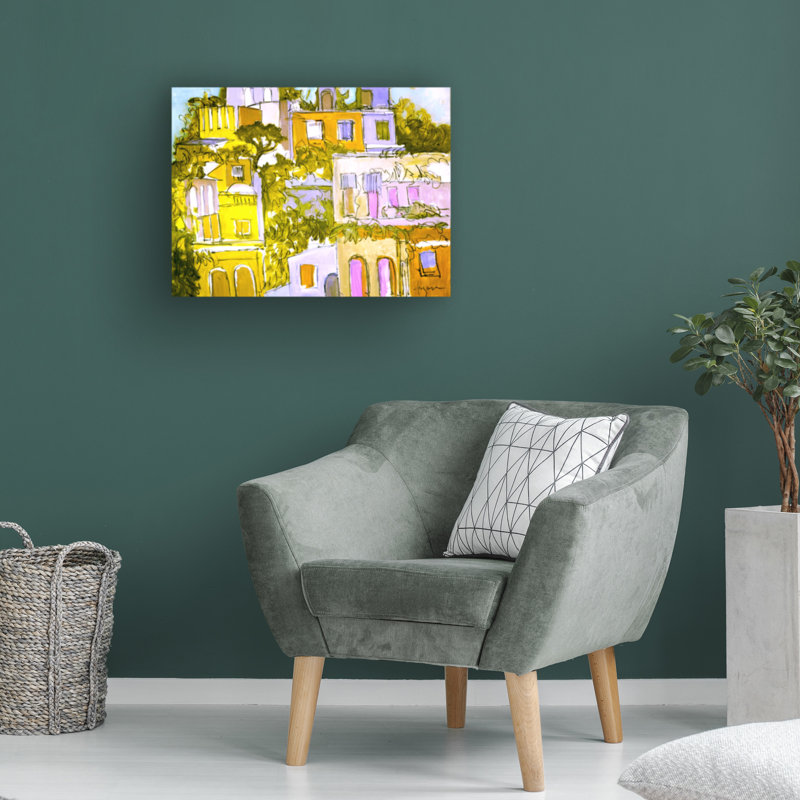 Art sur toile «Bachelor Dorothy Fagan Village I», H 14 po x l 19 po