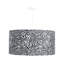 Ambr 1 - Light Black Drum Pendant-1646188376