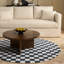 Tapis bleu / ivoire Freemont-90584416