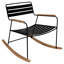 Chaise à bascule d'extérieur en métal / bois massif Surprising-84322417