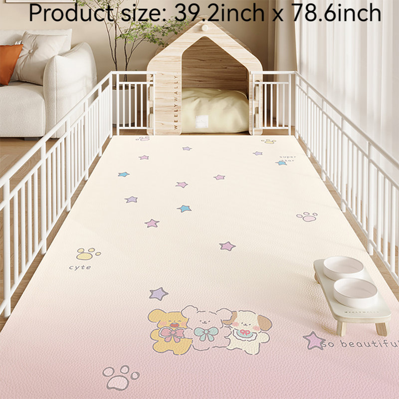 Tapis pour animaux de compagnie, H 0,15 po x l 39,2 po x P 78,6 po