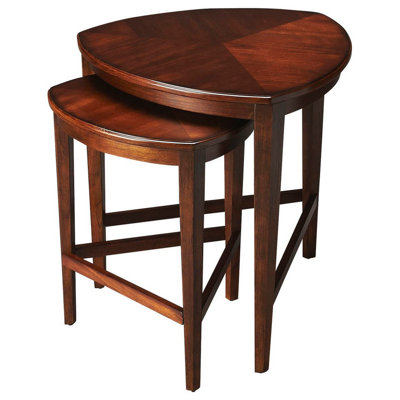Athaniel Solid Wood 3 Legs Nesting Tables