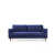 100 % polyester bleu marine