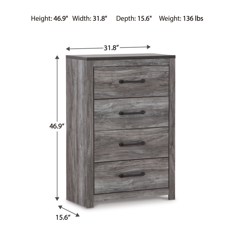 Commode 4 tiroirs Katyra