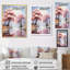 " Pink Maple Trees Landscape "-326082436-326082443