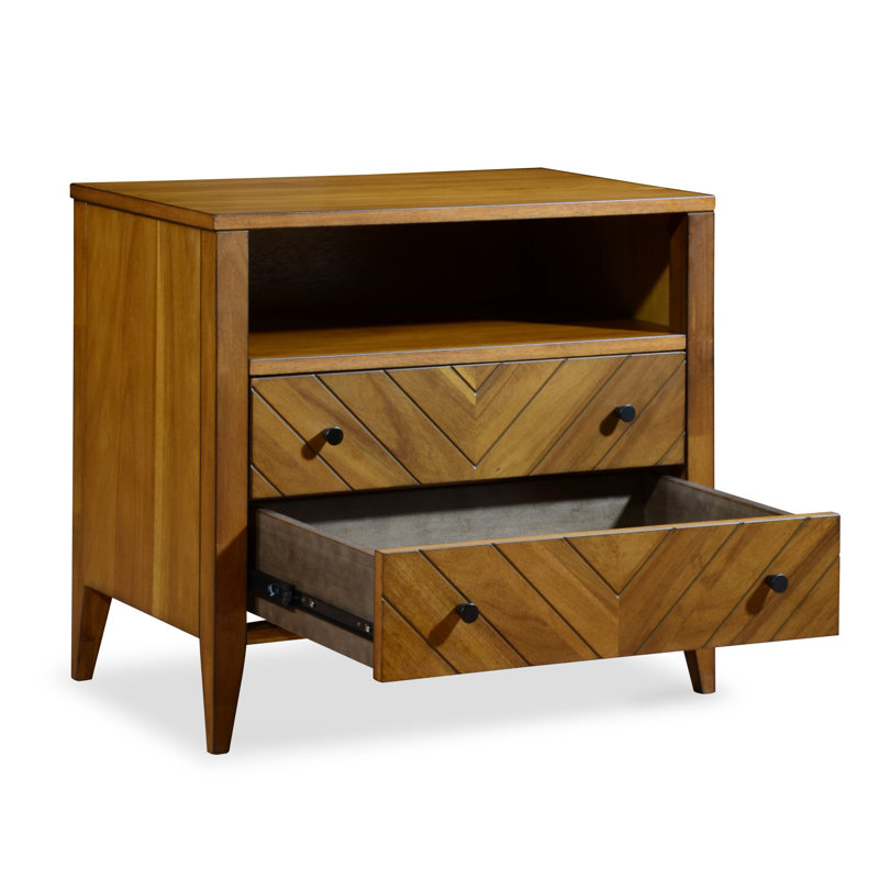 Northborough 2 - Drawer Solid Wood Nightstand