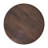 Round Solid Mango Wood Coffee Table Brown