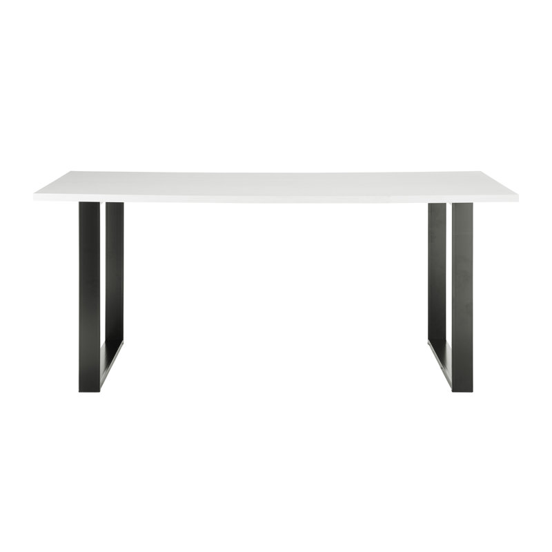 Jackeline Dining Table, White/Black