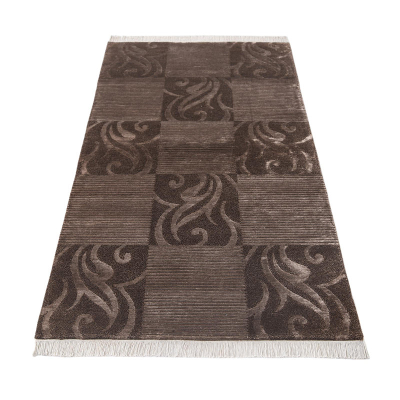 Tapis brun chocolat Outen