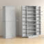 Garde-manger avec tablettes, portes