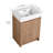 Philant 24" Single Freestanding Bathroom Vanity with Resin Basin Sink Top,Floor Standing Vanity With 2 Doors and 1 Adjustable Shelf-1359992840