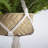 Set of 2, 5x5x4.5" Hanging Planter With Cotton Hanger, Bohemian Style