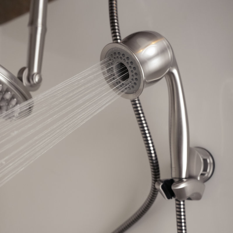 Pomme de douche à main Showerme cuivre, Nickel brossé