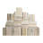 Decorative Books - Beach Book Wall - Set of 50 Beige Books-503287182