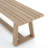 Shea Solid Wood Teak Outdoor Bench-1717791207