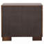 Table de chevet 2 tiroirs Polk Cappuccino
