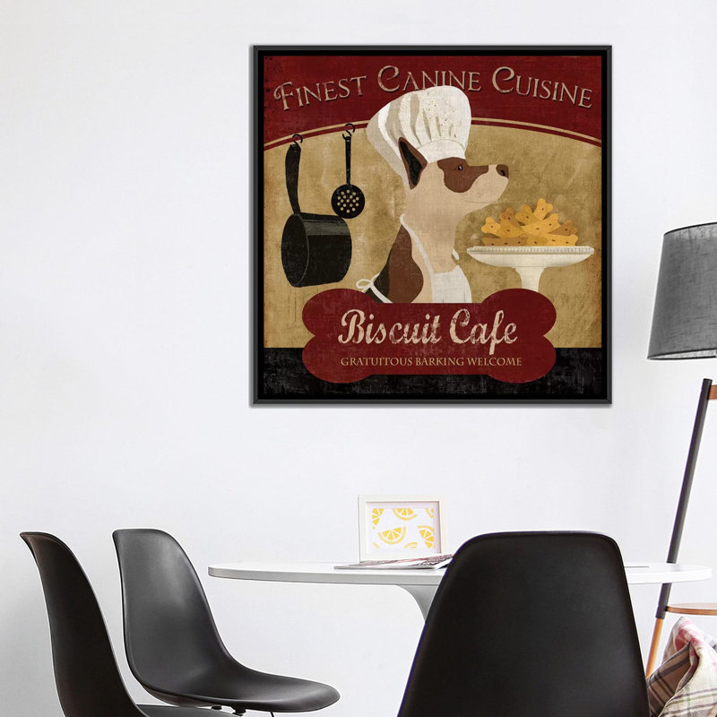 «Biscuit Café» par Conrad Knutsen - Reproduction giclée sur toile tendue avec châssis, H 18 po x l 18 po x P 1,5 po