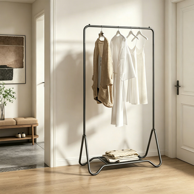 Luxury Hall Tree Rack, Black