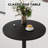 3 Piece Height-Adjustable Pub Table And  Bar Stool Dining Set-873854464