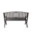 Banc de jardin en métal