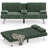 Preas 65'' Upholstered Convertible Sofa-429473167