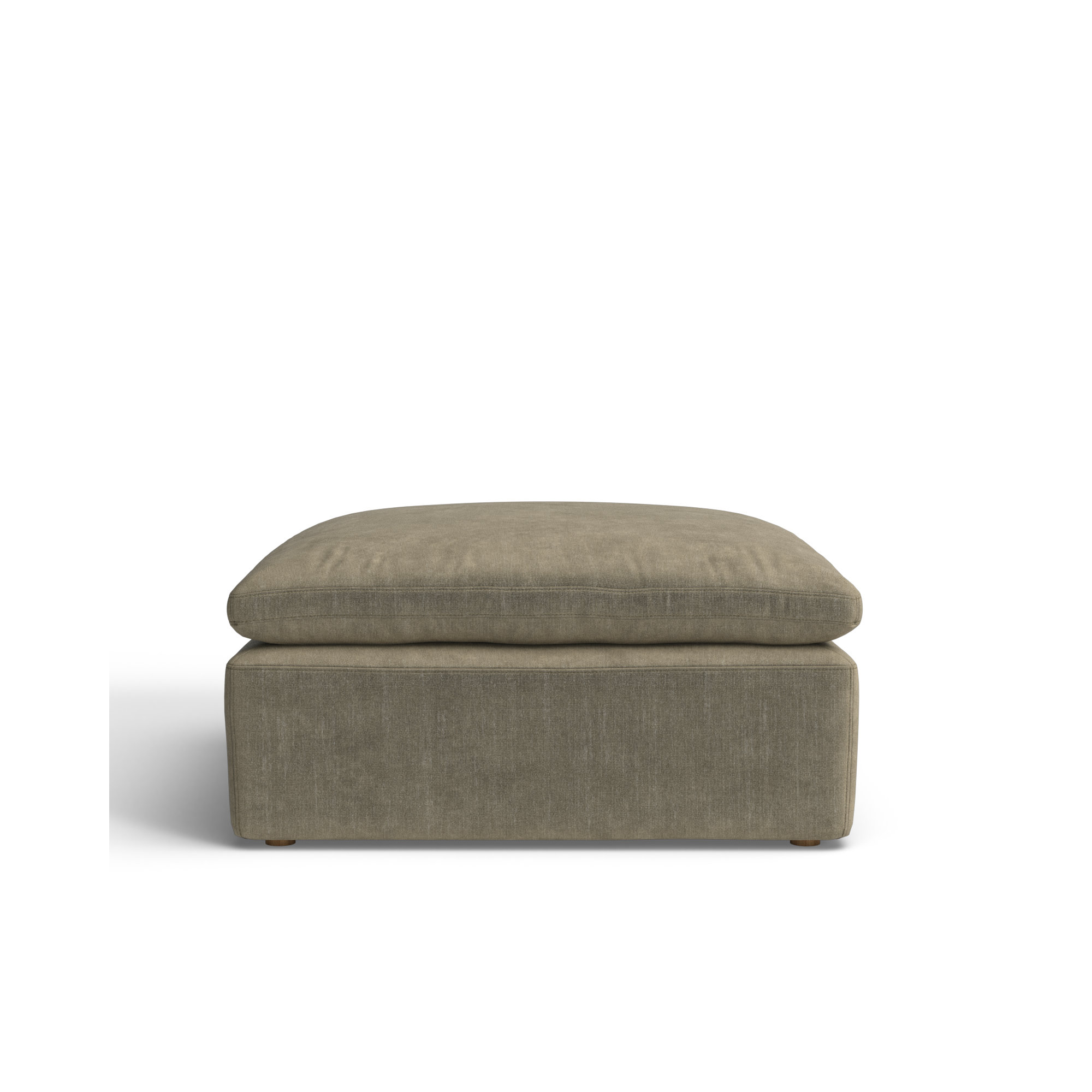 Armand Performance Fabric Ottoman, Desert Sage Performance