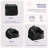 2 In 1 Convertible Black Faux Fur Bean Bag Sofa Chair-519206340