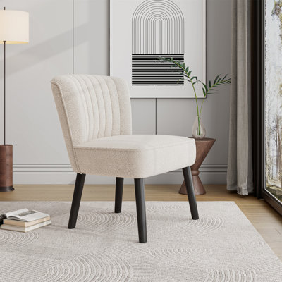 Chaise coquille blanche