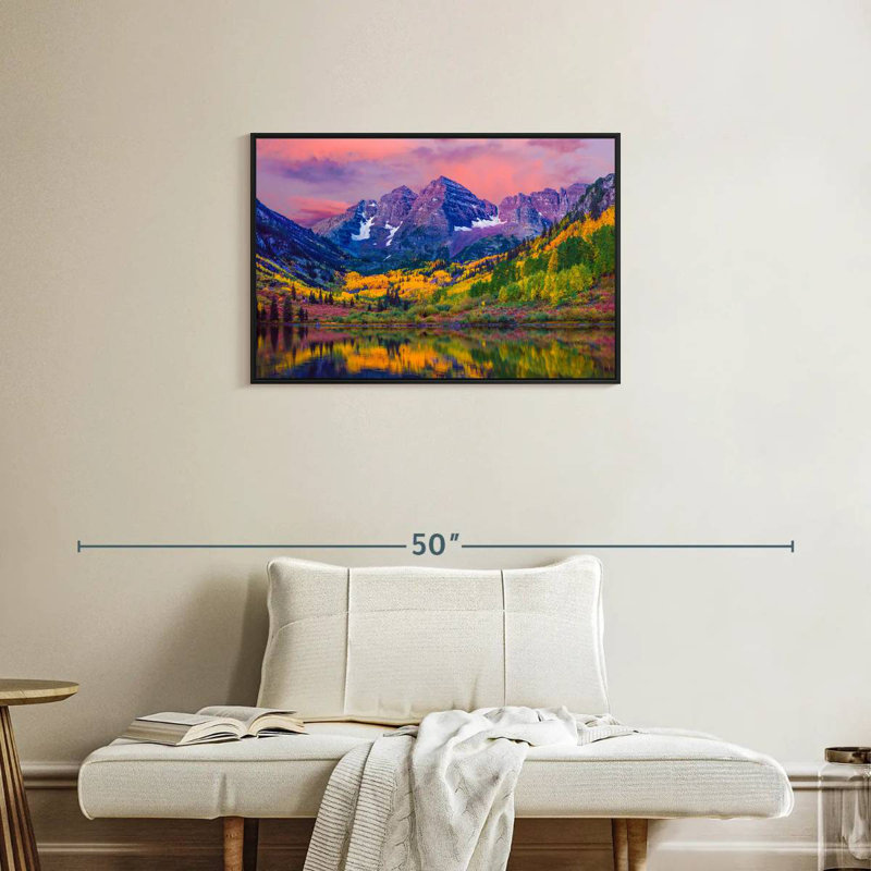 Alvord Maroon Bells Autumn Beauty, H 21 po x l 31 po