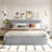 Upholstered Platform Storage Bed-39285786-39285787