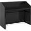 Bureau de réception 47 po noir moderne avec comptoir (sans la chaise)-1931722696