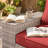 12-Piece Outdoor Modular Sectional Patio Conversation Set With Fire Pit Table, Swivel Rocker Chairs & Ottomans-1289850922