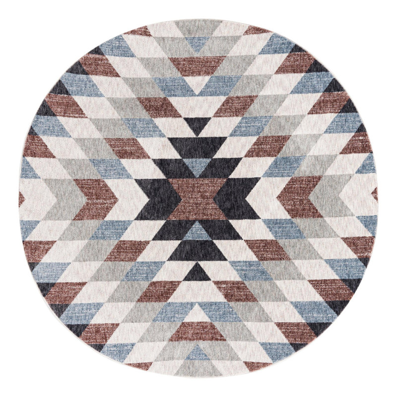 Tapis Foundry Select Perlita, Rond 7 pi