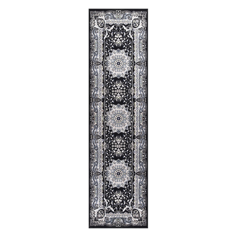 Floral Area Rug, Runner 61 x 220cm
