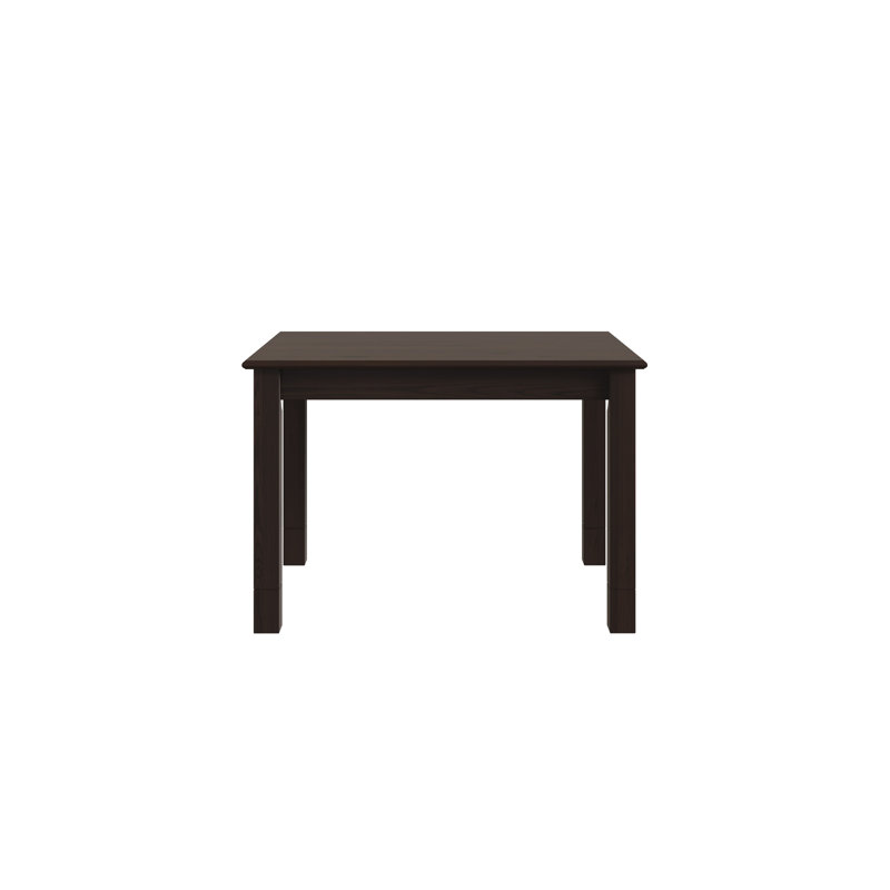 Providence Pine Solid Wood Dining Table, Dark Brown
