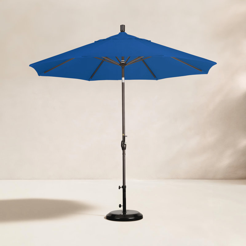 Parasol de marché 9 pi Iuka, Bleu pacifique - Pacifica, 225