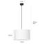 Pascua 1 - Light Black Drum Pendant-40732047
