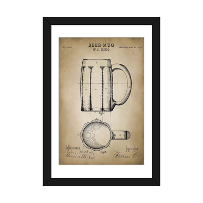 « tasse à bière », impression sur toile