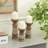 9.95'' H Wood Tabletop Candlestick