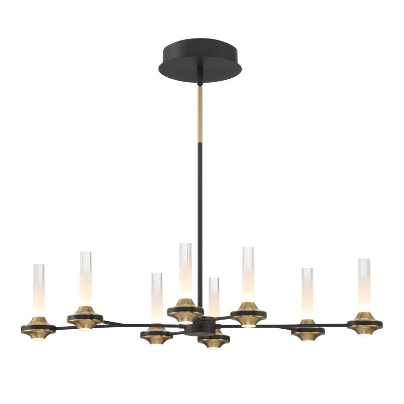 Lustre 16 lumières Torcia, Noir, noir, noir, noir