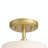 Tacolurt Glass Semi Flush Mount Bell Flush Mount Lighting