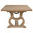 Fremont Brown Trestle Rectangular Dining Table
