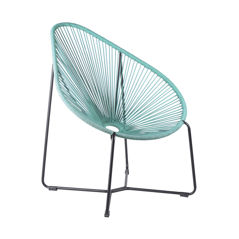 Chaise de patio avec coussins Champlost, Wasabi