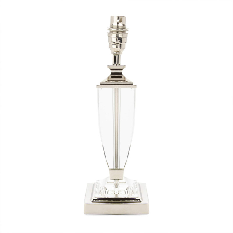 Zackery Lamp Base Lamp, Polished Nickel