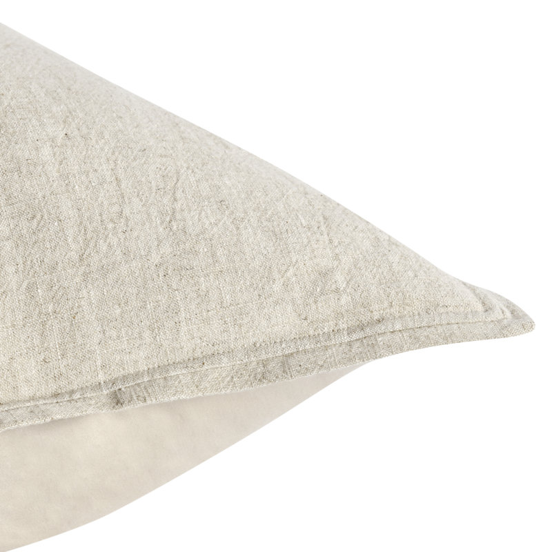 Talia Linen Pillow Sham, Beige, Queen