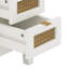 3 Drawers Rattan Nightstands Set Of 2